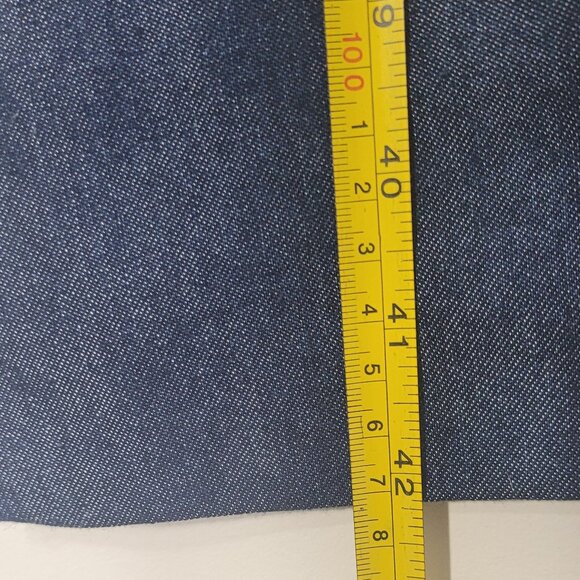 Code One NEW Women Navy Blue Cotton Blend High Rise Straight Leg Jean 15/16 NWT - Picture 13 of 17